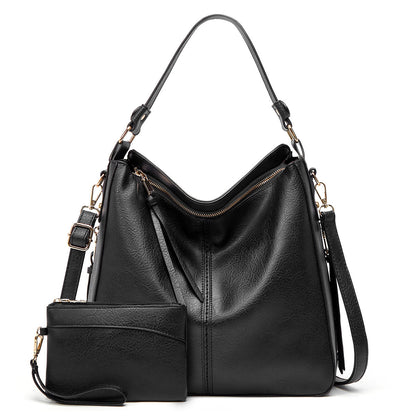 De Verona Luxe Lederen Anti-diefstal Handtas (+ GRATIS Portemonnee)