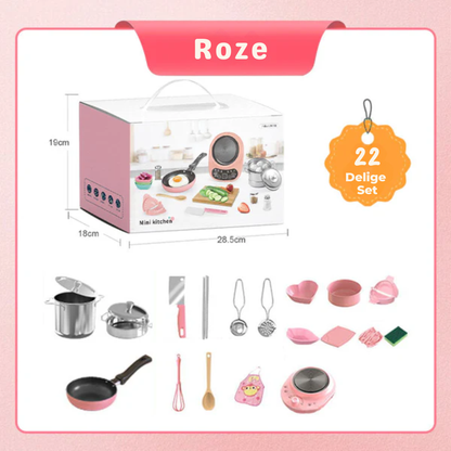 Kinder Kookset - Mini Keuken Speelgoed (22-delig)