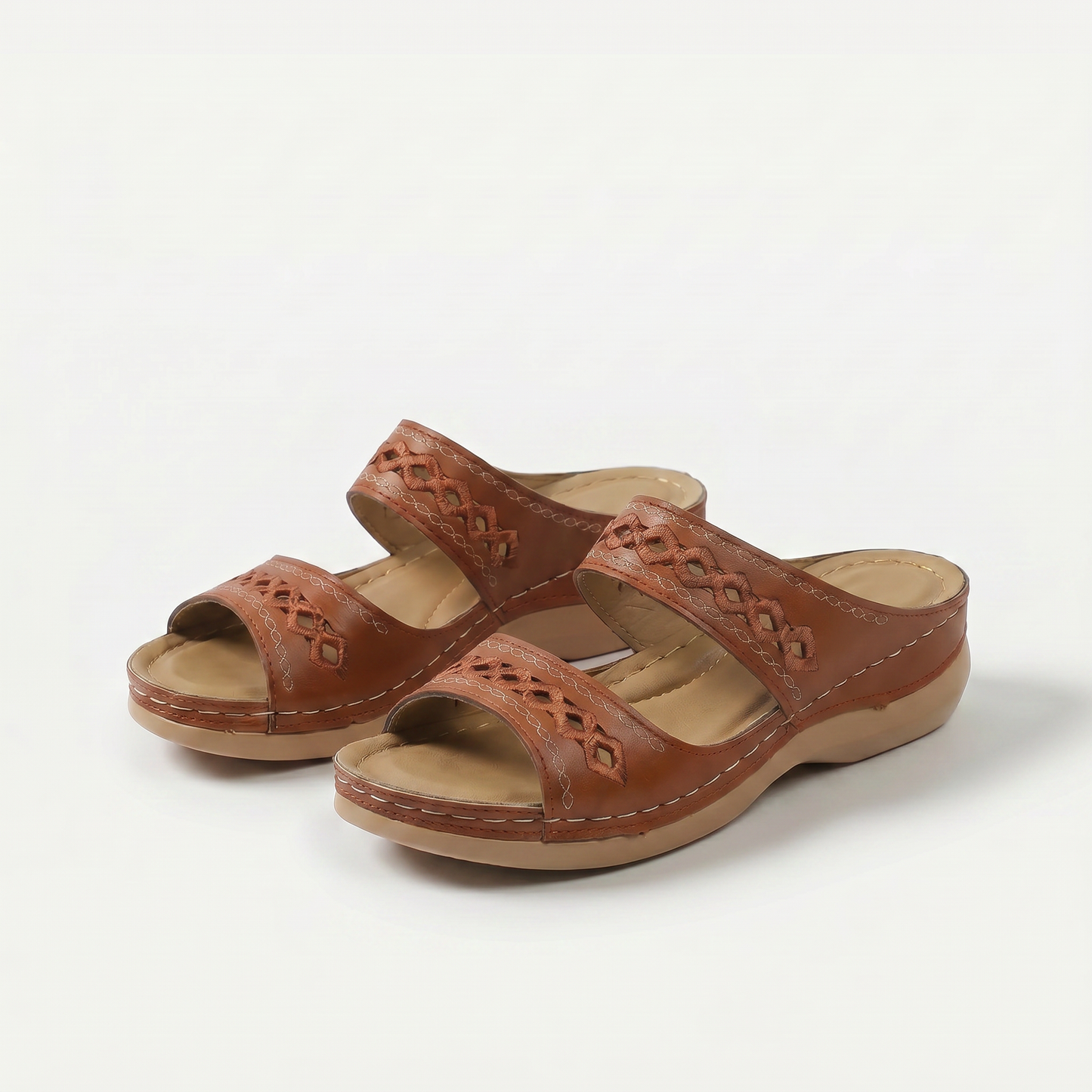 Monta – Gevoerde comfortsandalen