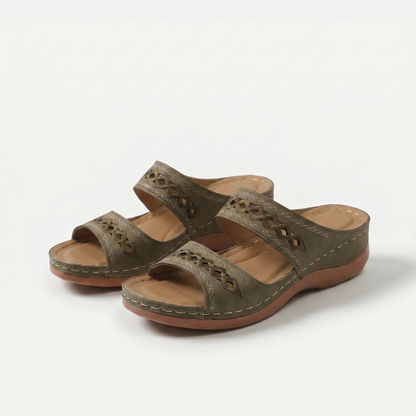 Monta – Gevoerde comfortsandalen