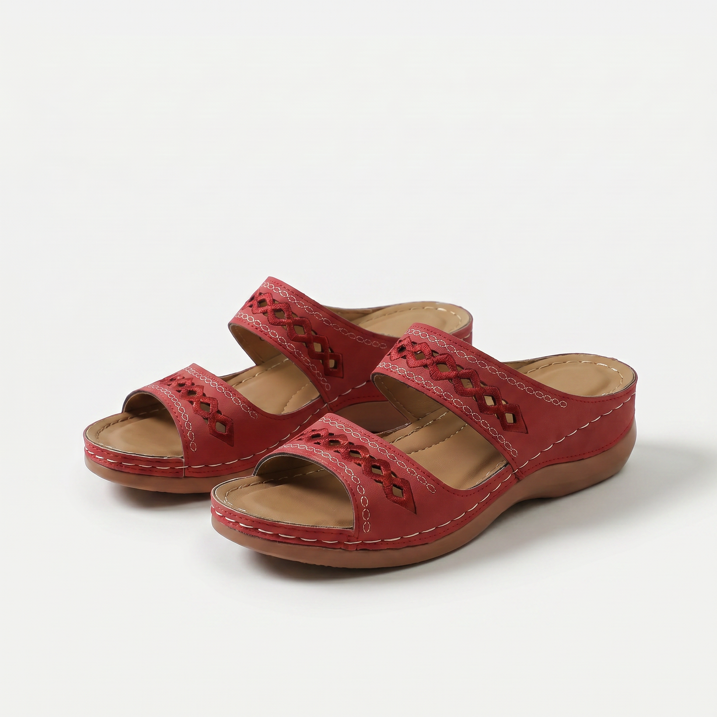 Monta – Gevoerde comfortsandalen