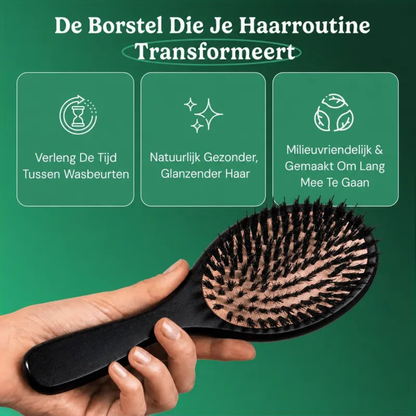 Anti-Shampoo Borstel | Maakt het haar grondig schoon zonder shampoo te gebruiken