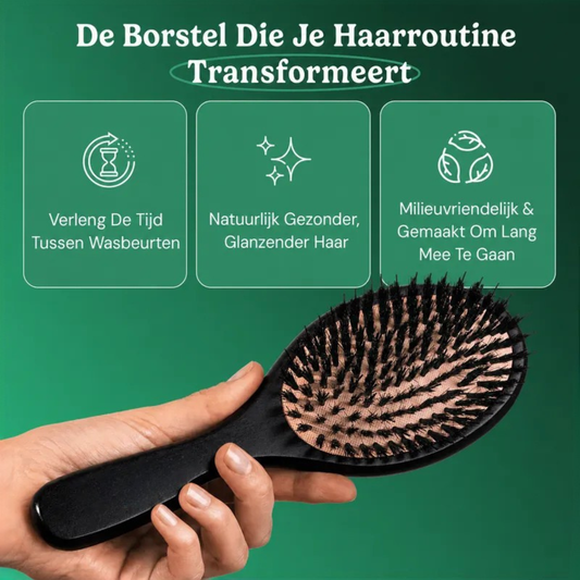 Anti-Shampoo Borstel | Met nylon en varkenshaar