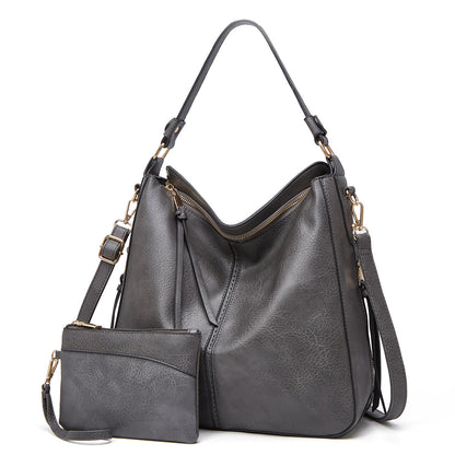 De Verona Luxe Lederen Anti-diefstal Handtas (+ GRATIS Portemonnee)