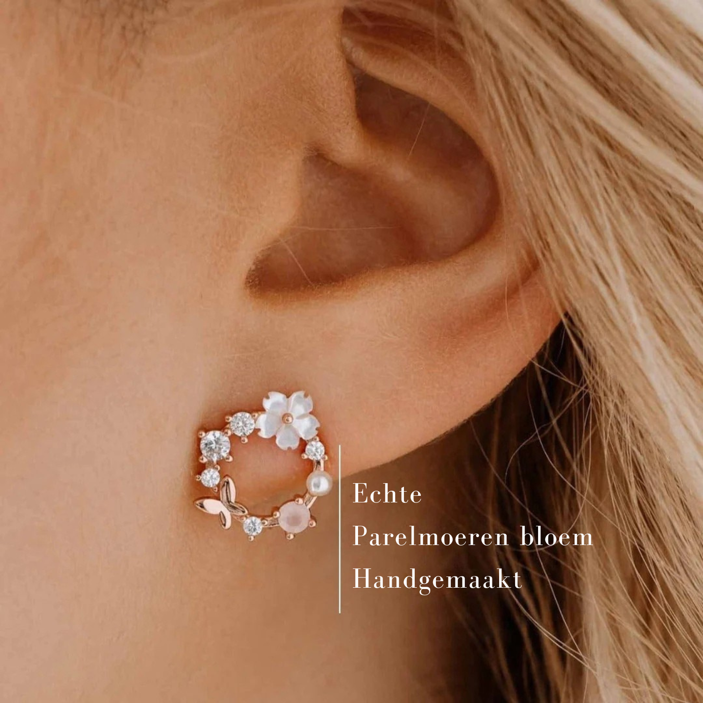 BlossGem | Sierlijke Oorbellen met lentebloemen