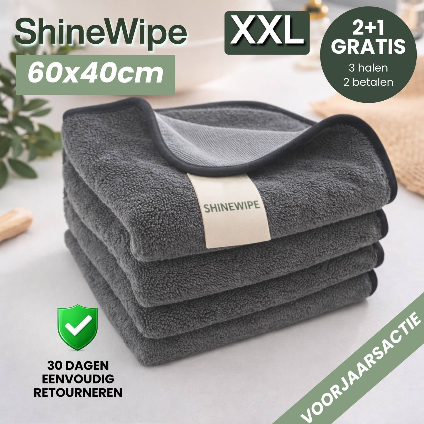 ShineWipe | High-density microvezeldoek