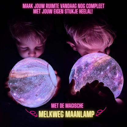 Magische Melkweg Maanlamp 1+1 GRATIS