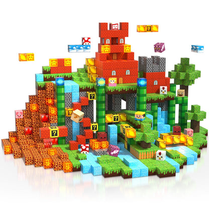 Sterrenfort - Magnetische Bouwtegels STEM Speelgoed | 2025 Glow-collectie | 2cm