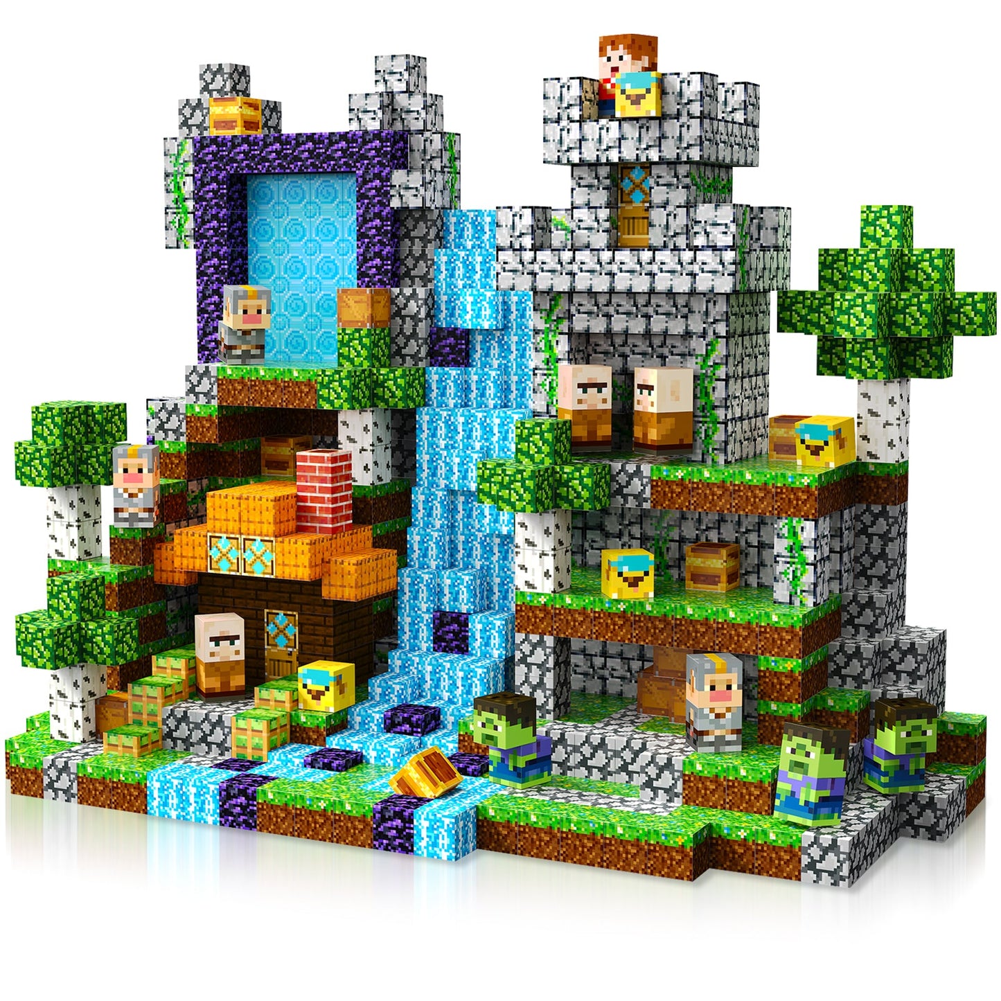 Pixelwereld - Magnetische Bouwtegels STEM Speelgoed | 2025 Avonturencollectie | 200 stuks | 2cm
