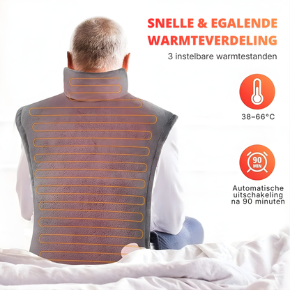 Volledige Rug- en Schouderwarmtekussen – Comfort Dat Je Omsluit!