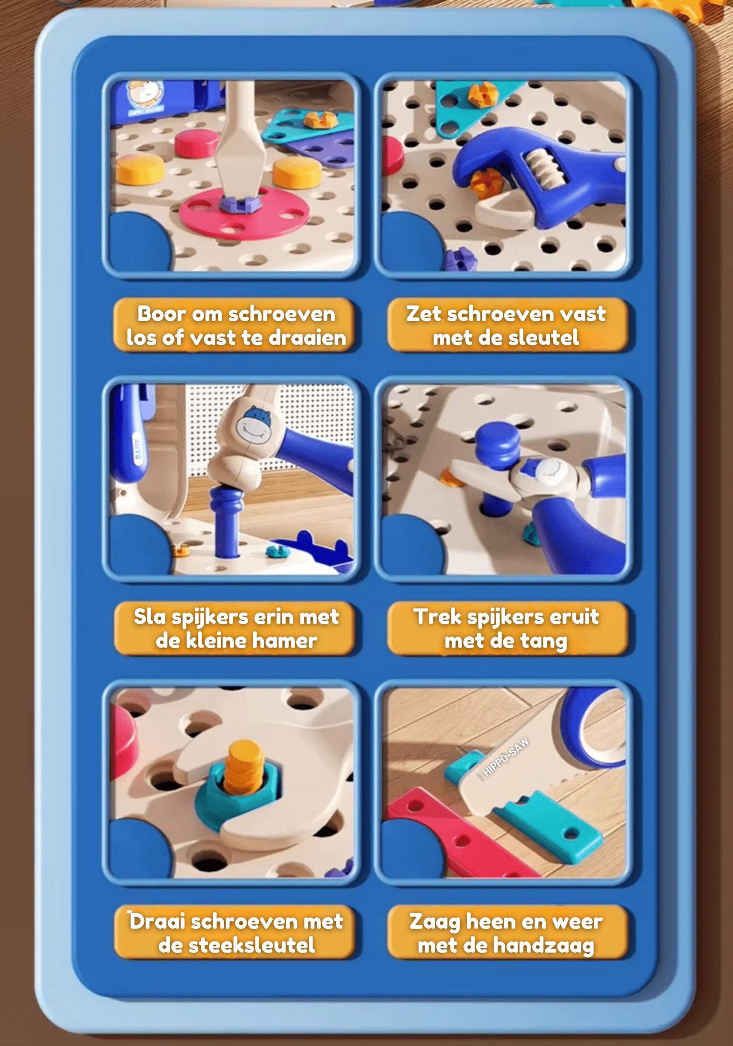 Hippo Alles-in-één Montessori doe-het-zelfsets
