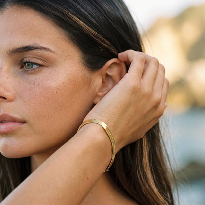 Vida Gold visgraatarmband
