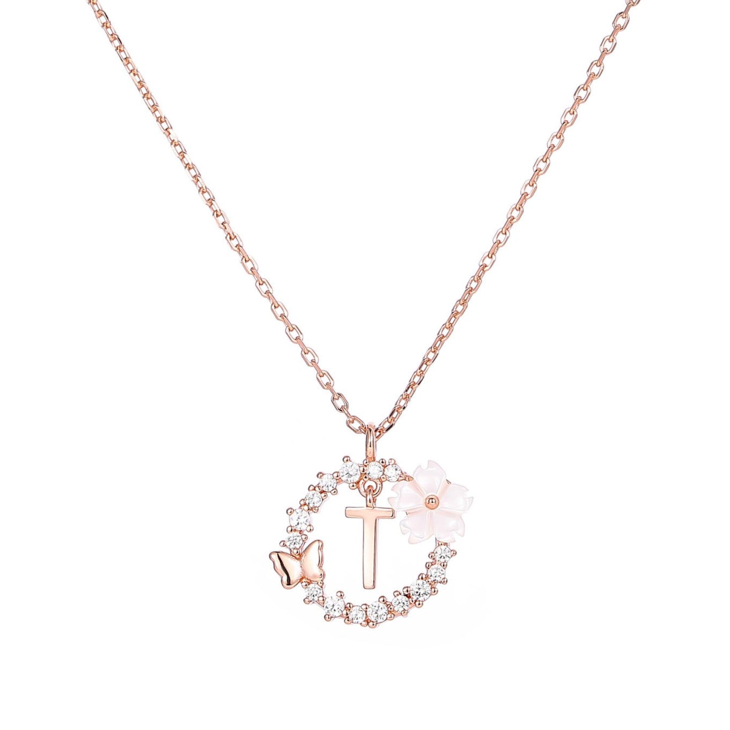 CharmGem | Sierlijke ketting met initiaal