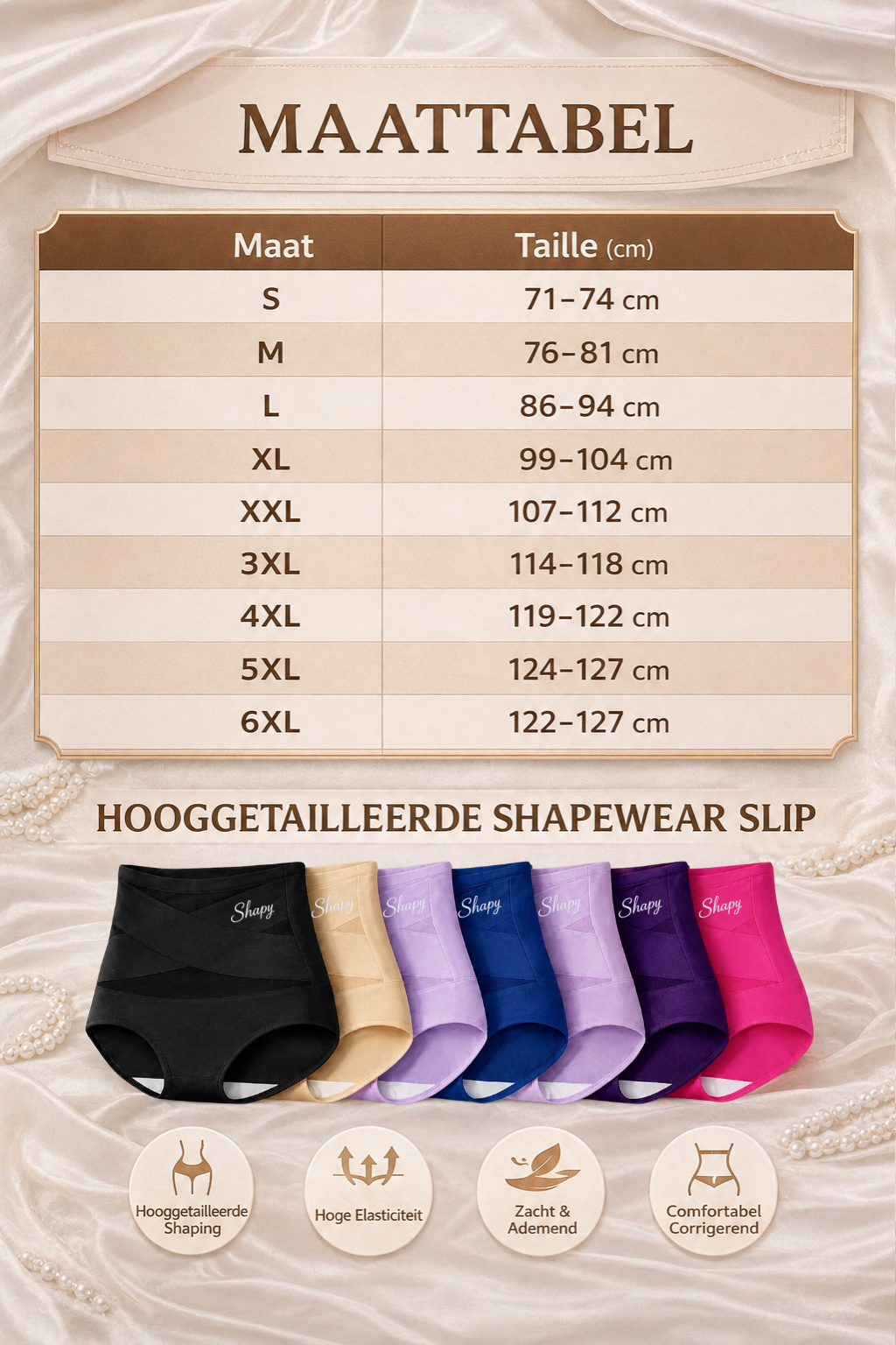 Shapy | Vormt je taille en buik voor een glad silhouet