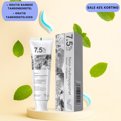 Hydroxyapatiet Tandpasta | 1+1 Gratis