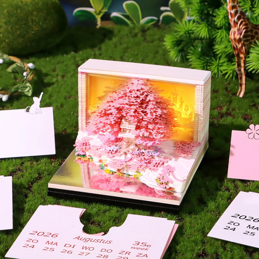 Sakura boomhuis (met licht en kalender 2026)