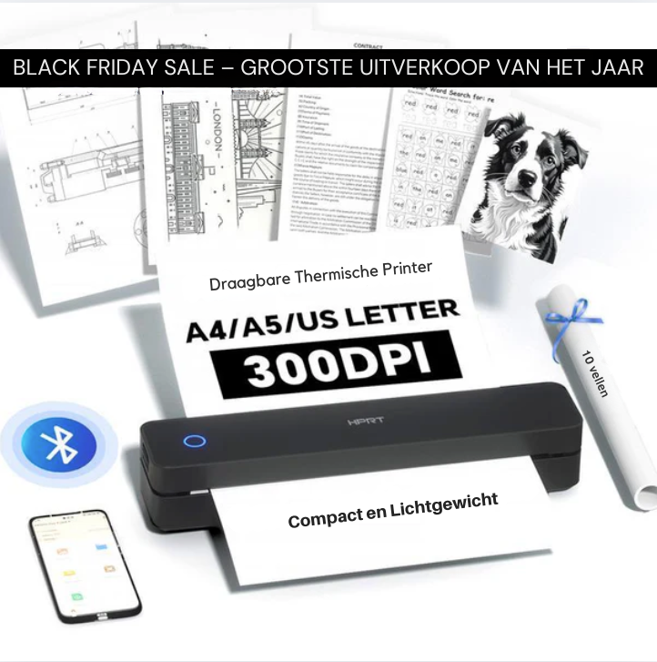 Inktloze Draagbare Printer