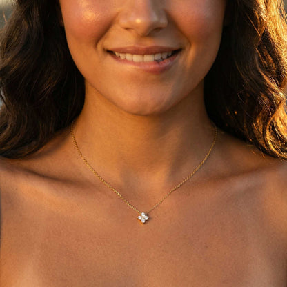 Kristallen bloemenketting