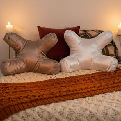 SilkaContour Anti-Rimpel Slaapkussen met Satijnen Hoes voor Huidverzorging en Comfort