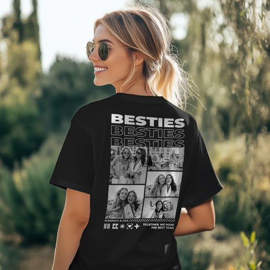Gepersonaliseerd T-Shirt "BESTIES"