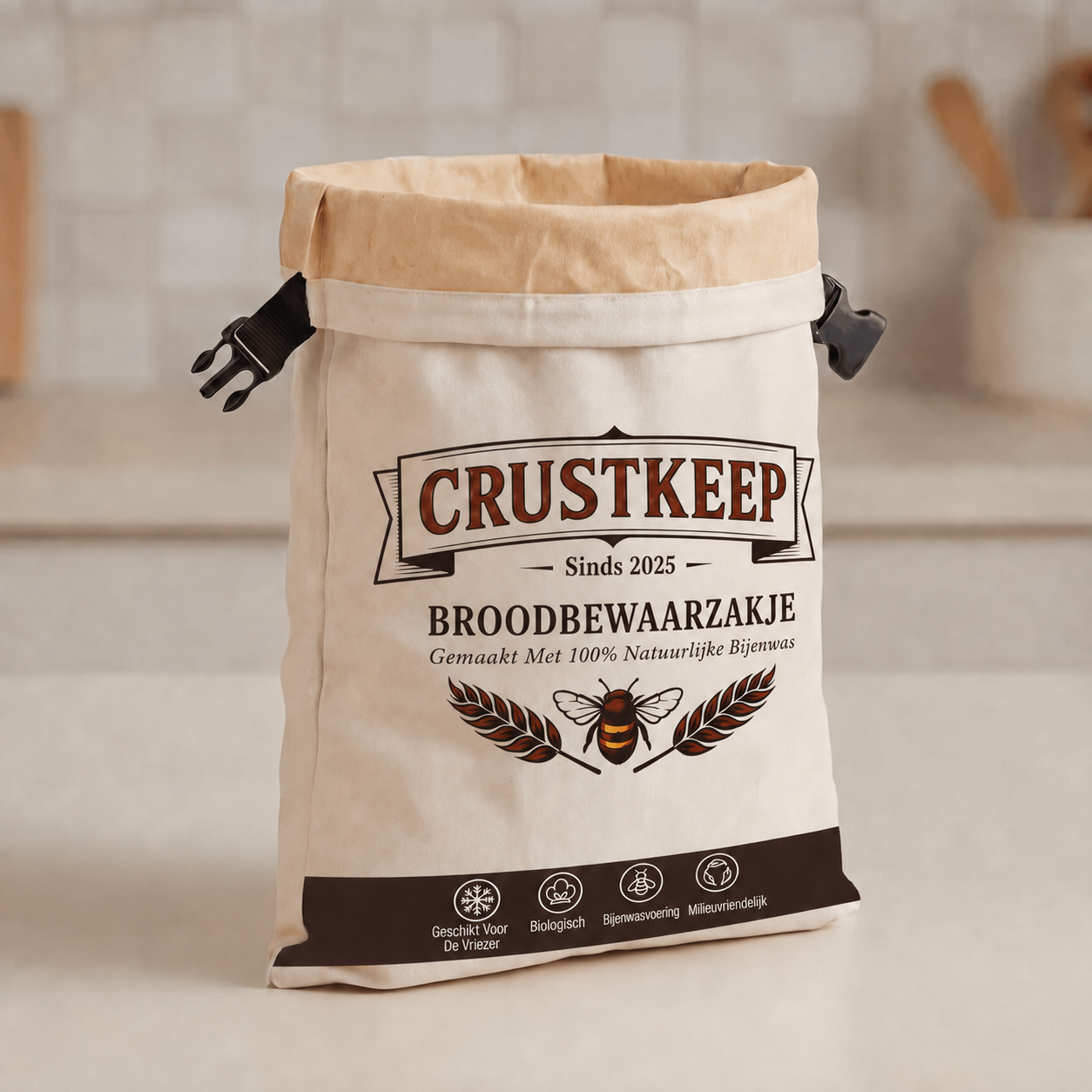 CrustKeep | Bijenwas-broodzak met propolis