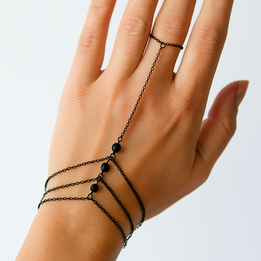 Obsidiaan Armband - Oosterse Schoonheid