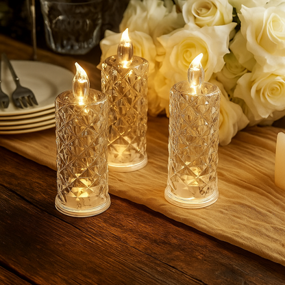 GlowSphere | Kristallen LED-kaars