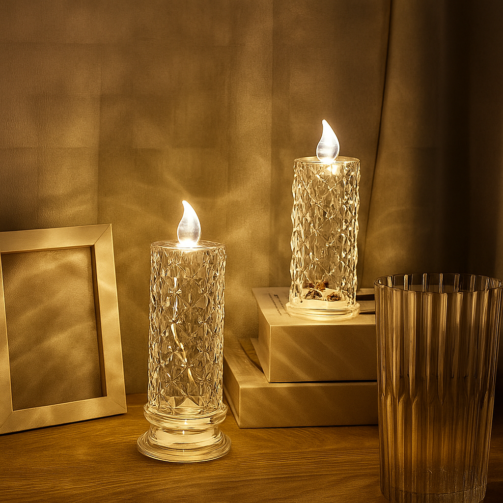 GlowSphere | Kristallen LED-kaars