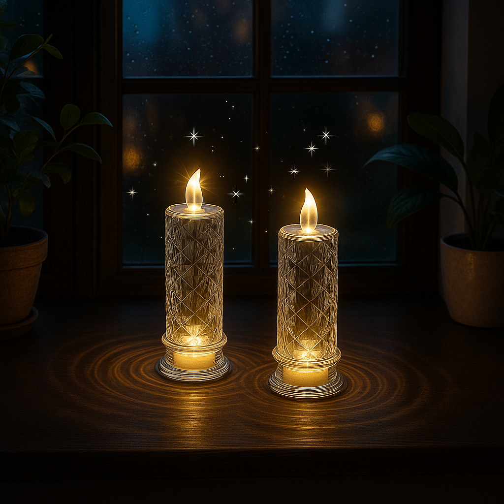 GlowSphere | Kristallen LED-kaars
