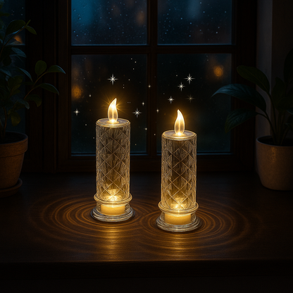 GlowSphere | Kristallen LED-kaars