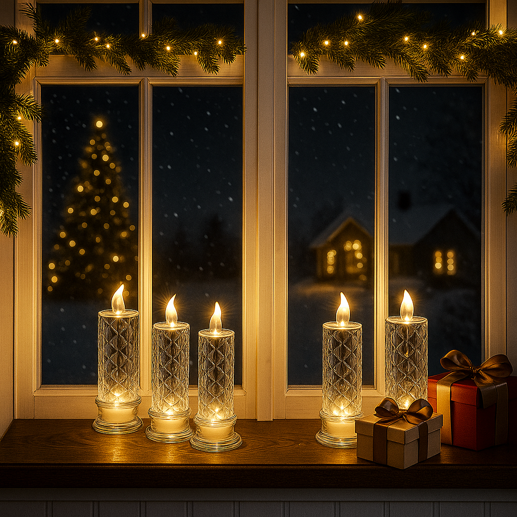 GlowSphere | Kristallen LED-kaars