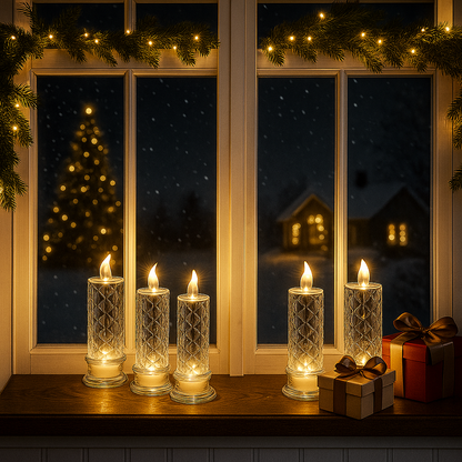 GlowSphere | Kristallen LED-kaars