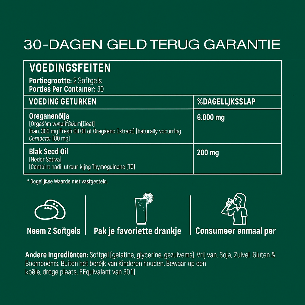 Oregano-Olie Softgels