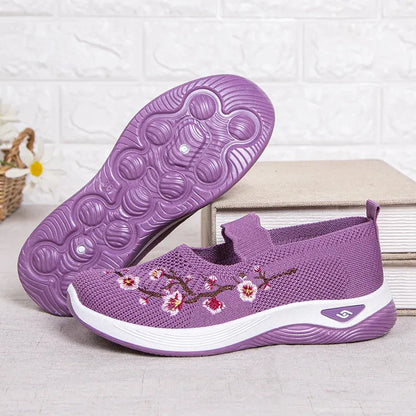 ErgoFlora – Bloemige Sneakers Met Orthopedisch Comfort