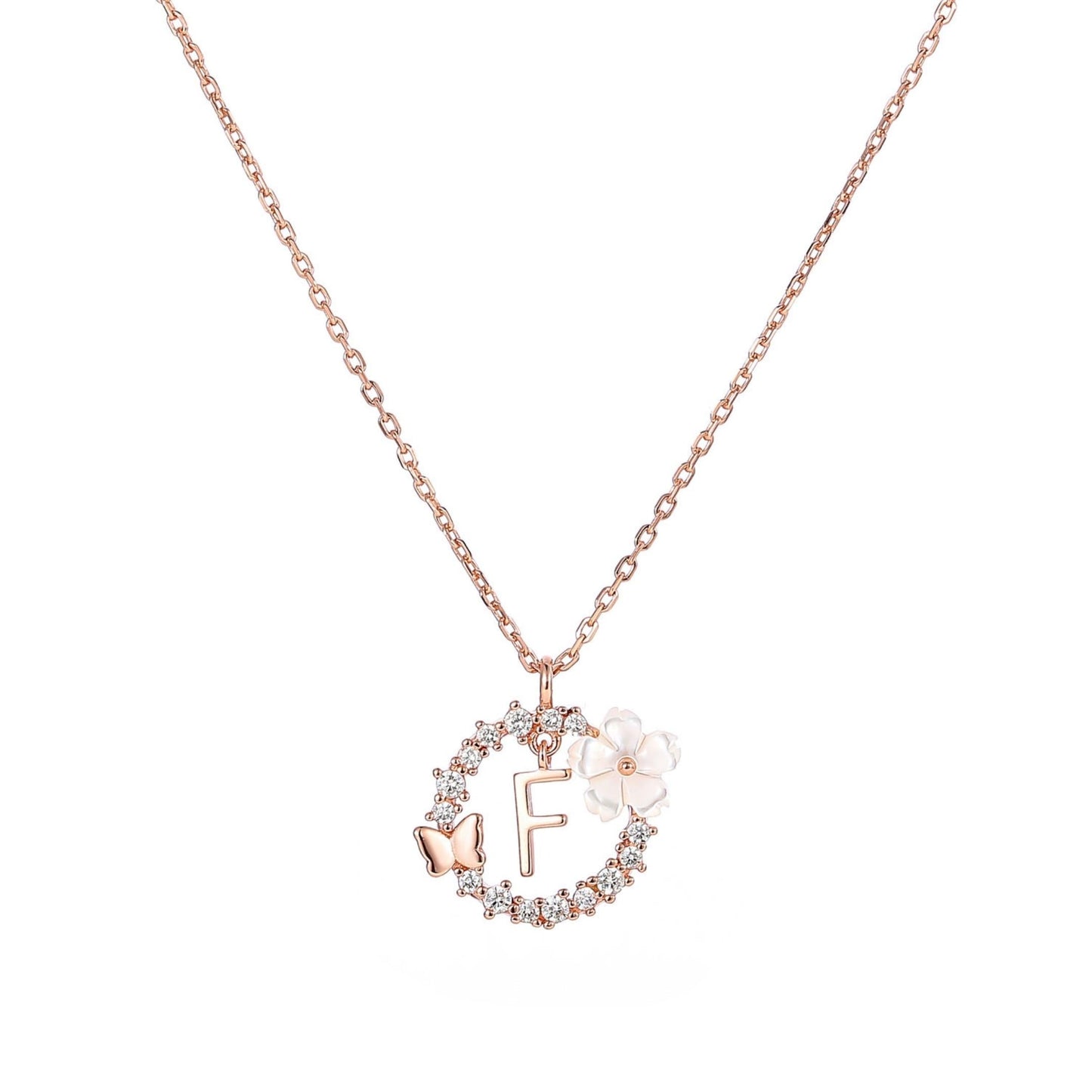 CharmGem | Sierlijke ketting met initiaal