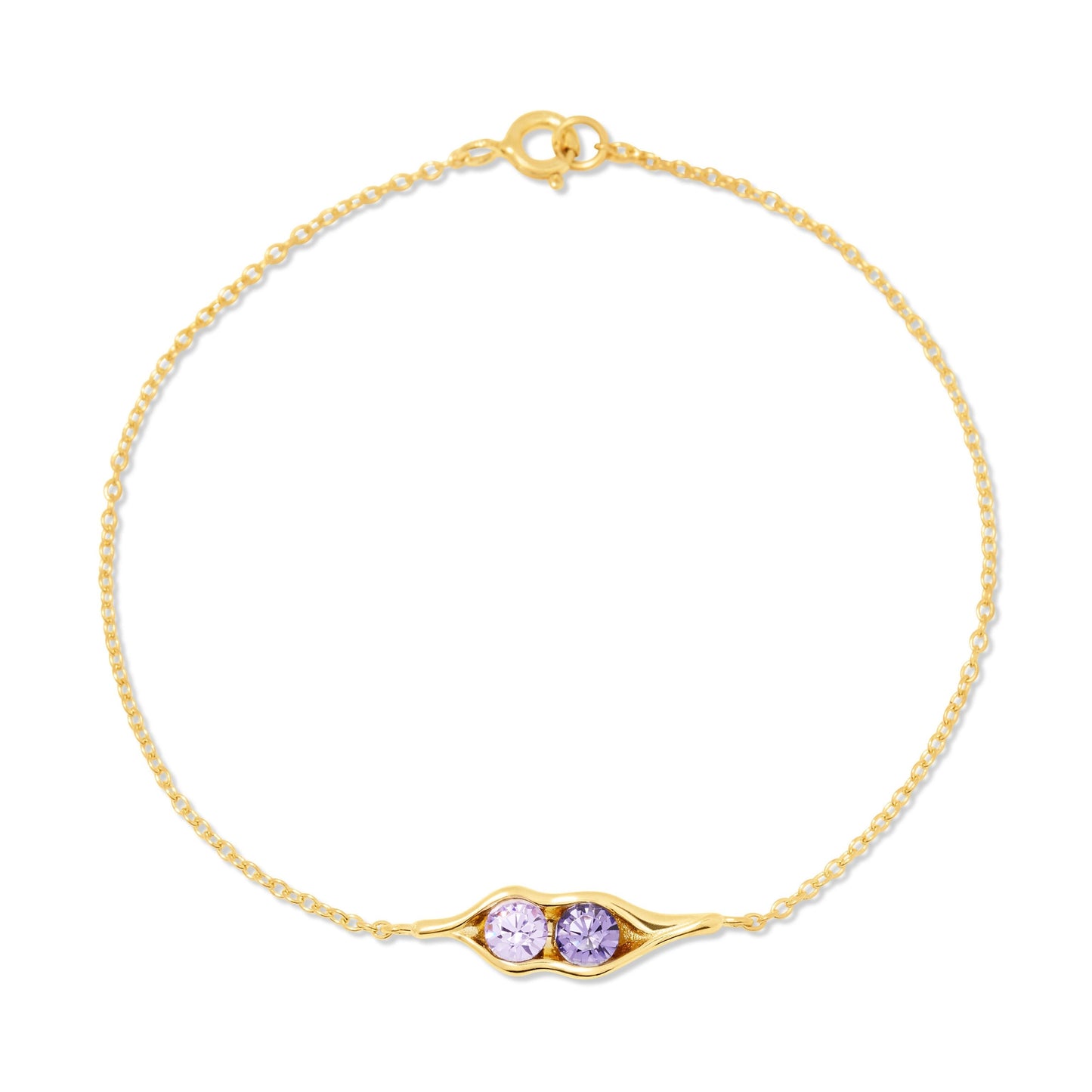PodGem | Peulvormige geboortesteen-armband