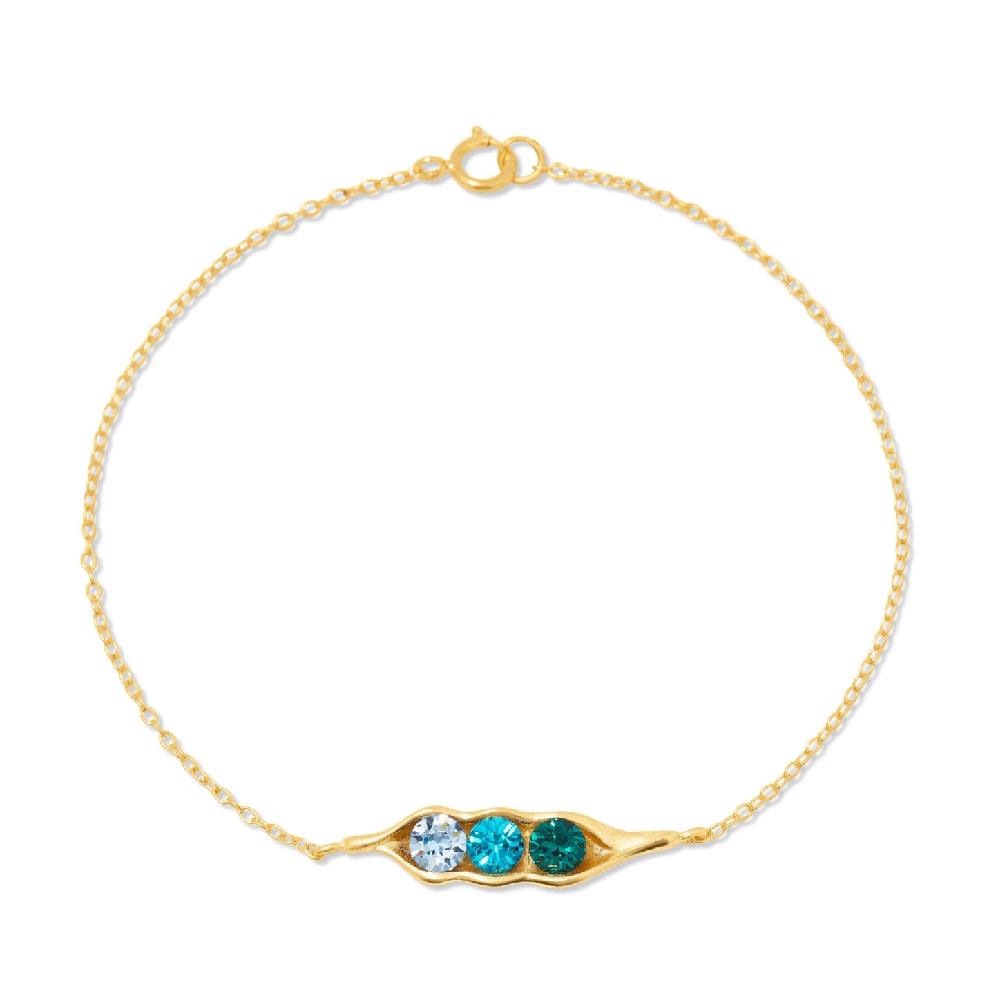 PodGem | Peulvormige geboortesteen-armband