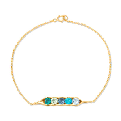 PodGem | Peulvormige geboortesteen-armband