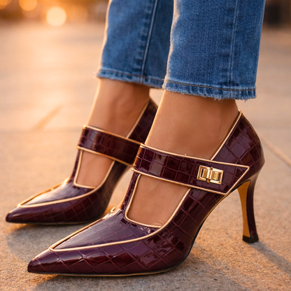 EmpressVixen | Pointed Mary-Jane pump