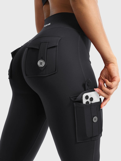 FlexFlare | Cargo Legging - Zwart