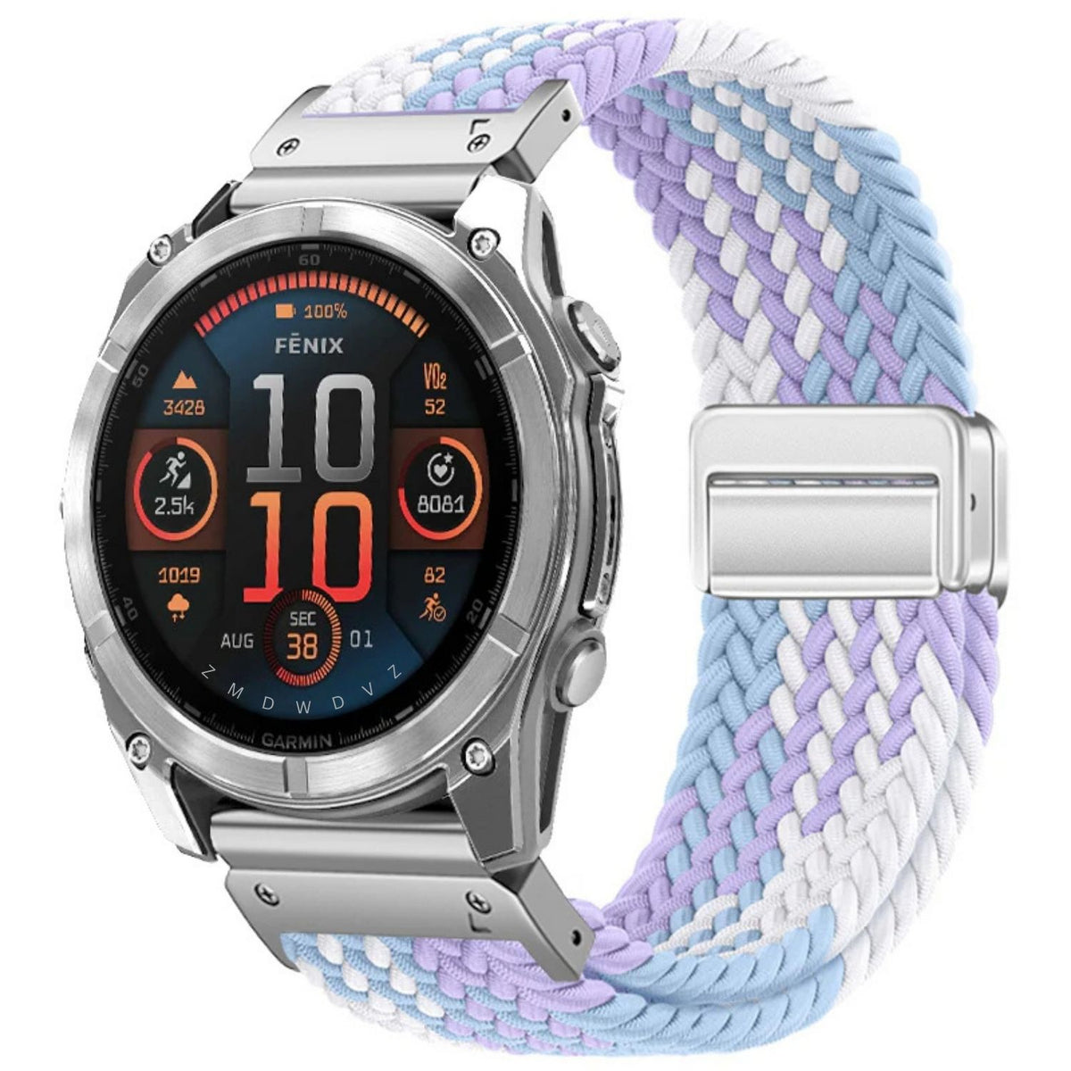 Magnetische nylon band met gesp voor Garmin