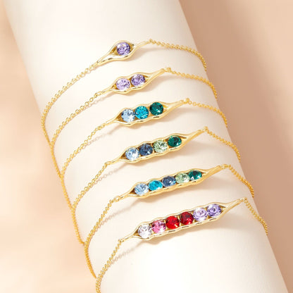 PodGem | Peulvormige geboortesteen-armband