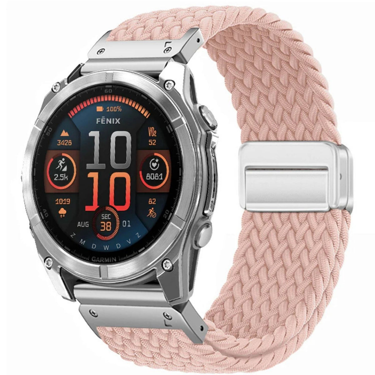 Magnetische nylon band met gesp voor Garmin