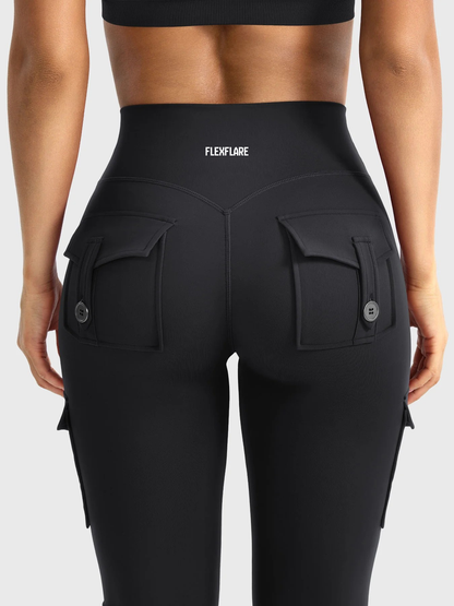 FlexFlare | Cargo Legging - Zwart