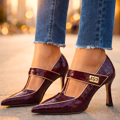 EmpressVixen | Pointed Mary-Jane pump
