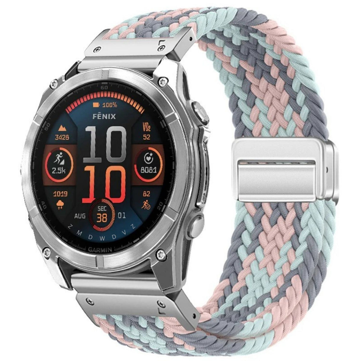 Magnetische nylon band met gesp voor Garmin