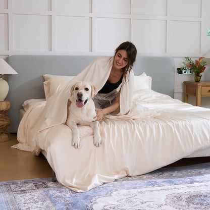 FURRFREE Bamboo Move-In-pakket – Huisdierhaar-afstotend voor gezinnen met honden of katten