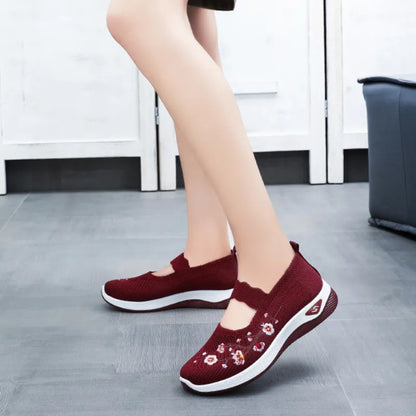 ErgoFlora – Bloemige Sneakers Met Orthopedisch Comfort