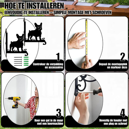 Metalen hangbeugel - Franse bulldog