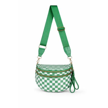 Geruite Kelly Green